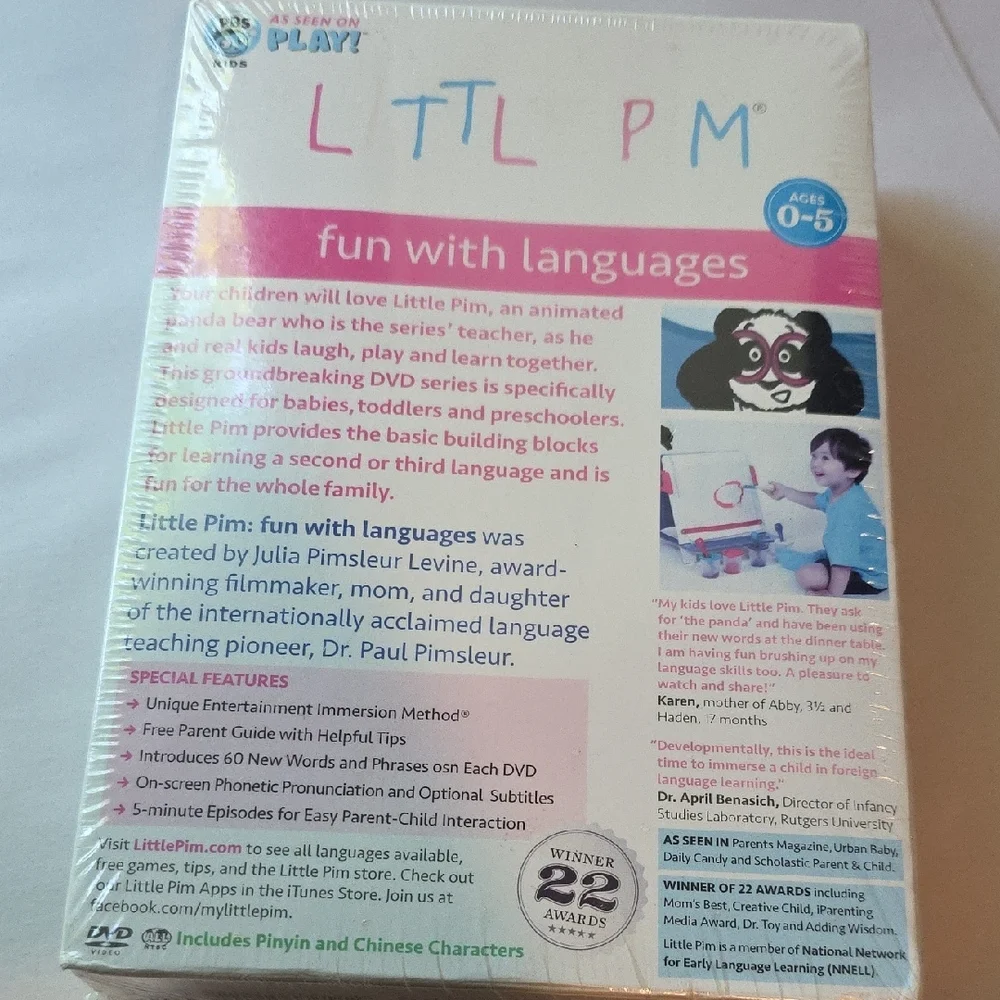 Little Pim Mandarin Chinese Language Learning Set for Kids - Unopened